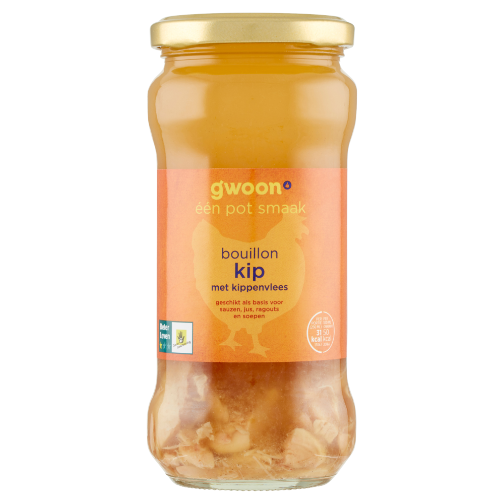 g'woon bouillon kippenvlees g'woon