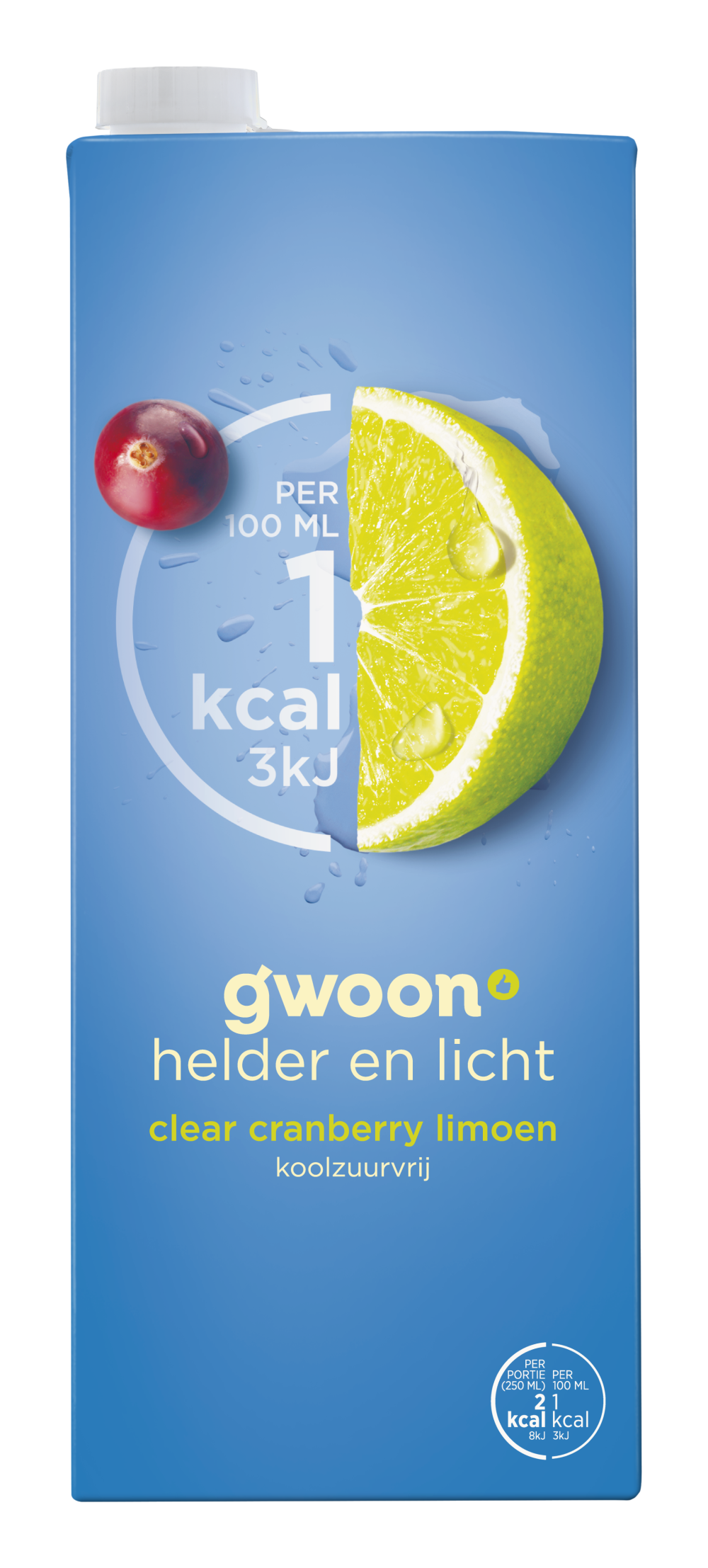 Clear cranberry limoen koolzuurvrij - 4811