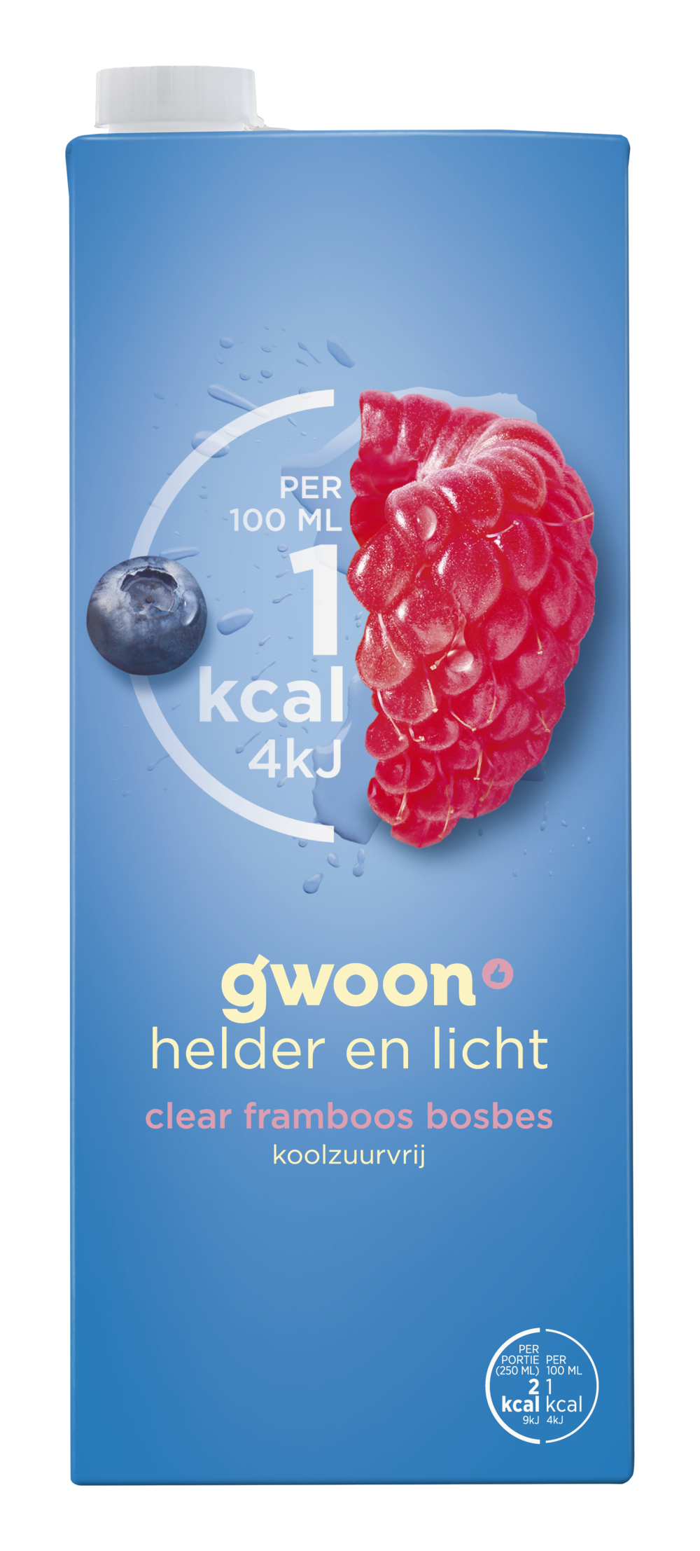 Clear framboos bosbes - 4810