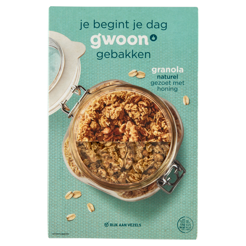 g'woon granola naturel g'woon