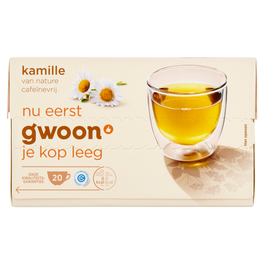 g'woon kamille kruidenthee g'woon