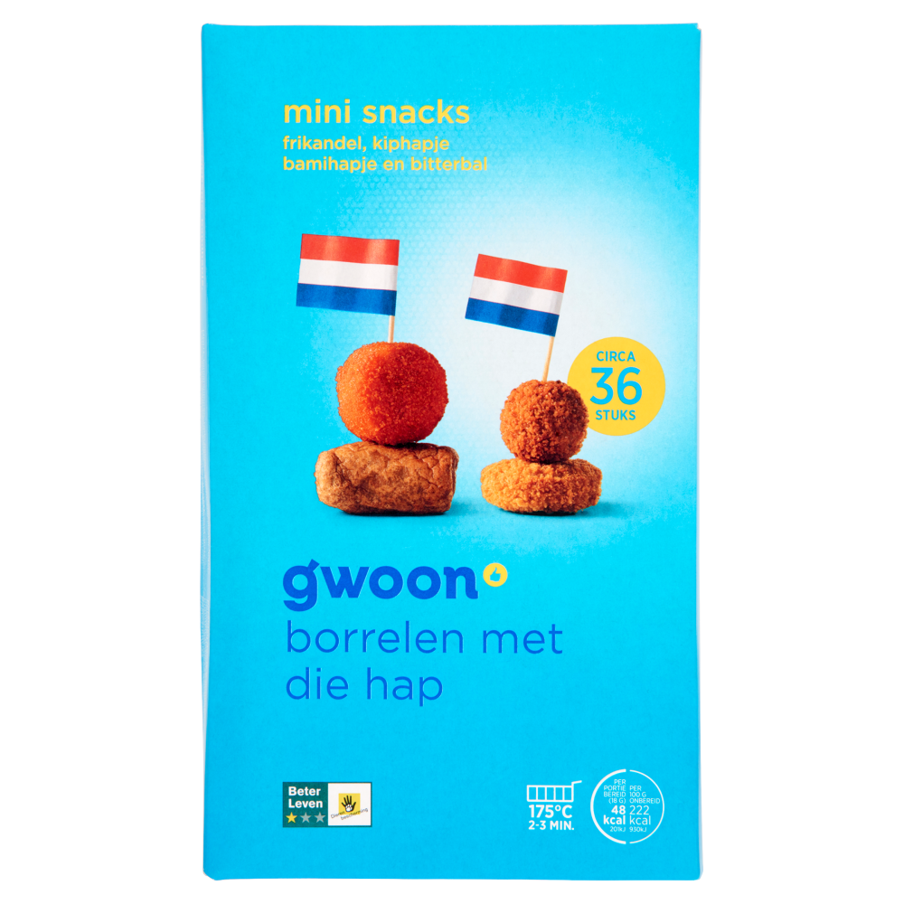 g'woon mini snacks g'woon