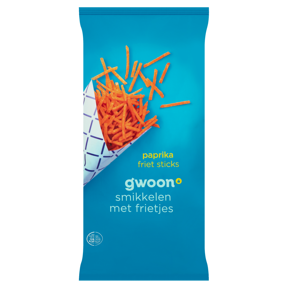 g'woon paprika friet sticks g'woon