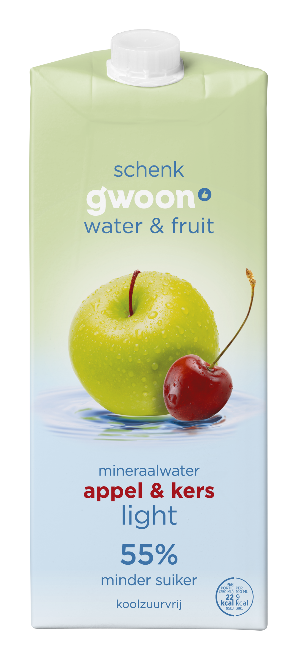 Water & fruit light appel-kers - 4815