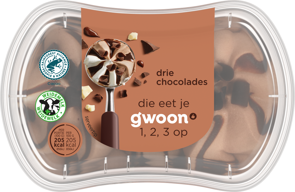 karbonade onthouden compressie g'woon mini duo chocolades ijs - g'woon